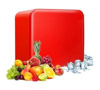 Costway Compact Freestanding Refrigerator Table Top Mini Fridge & Cooler W/glass Shelves