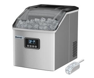 Costway Countertop Ice Maker Portable Ice Cube Making Machine 22Kg/24H With Lcd Display