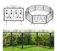 Costway Decorative Garden Fence 8 Pack 464 X 58Cm Animal Barrier Border For Dog Rabbit