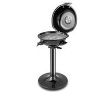 Costway Electric Bbq Grill Portable Standing Grill With Removable Grilling Rack 1600 Watts
