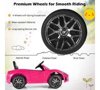 Costway Electric Kids Ride On Car With Remote Control - Pink