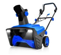 Costway Electric Walk-Behind Snow Blower 50 Cm Corded Snow Sweeper W/ 180 Rotating Chute-Blue