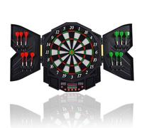 Costway Electronic Dart Board Set Led Digital Dartboard 27 Games 216 Variations 12 Darts