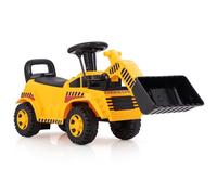 Costway Engine Sound & Under-Seat Storage Sit And Scoot Construction Toy