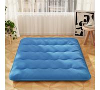 Costway Foldable Tatami Mat Floor Futon Mattress Roll Up Sleeping Pad W/ Washable Cover, Small Double/double/king Size