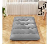 Costway Foldable Tatami Mat Floor Futon Mattress Roll Up Sleeping Pad W/ Washable Cover, Small Double/double/king Size