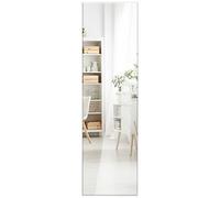 COSTWAY Full Length Mirror, Wall Mounted/Floor Leaning Dressing Mirror, Frameless Rectangle Large Wall Makeup Mirrors for Bathroom, Bedroom and Entryway, Vertically/Horizontally Use