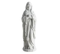 COSTWAY Garden Statue, Tall Virgin Mary/St. Francis Statue, Indoor Outdoor Religious Sculpture Art Decoration for Backyard Patio Lawn Gifts (Gray, 23 x 20 x 74.5cm, Virgin Mary Statue)