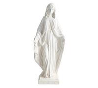 COSTWAY Garden Statue, Tall Virgin Mary/St. Francis Statue, Indoor Outdoor Religious Sculpture Art Decoration for Backyard Patio Lawn Gifts (White, 21 x 21 x 80cm, Virgin Mary Statue)