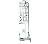 Costway Garden Trellis for Climbing Plants 190cm Freestanding Metal Trellis in Green COSTWAY Green