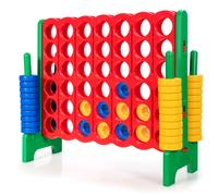 Costway Giant 4 in A Row Jumbo 4-to-Score Giant Game Set in Green COSTWAY Green