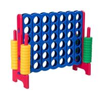 Costway Giant 4 In A Row Jumbo 4-To-Score Giant Game Set Kids And Adults-Red