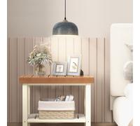 Costway Hanging Ceiling Lamp Pendant Light Chandelier Adjustable Hanging Cable E27 Base in Grey COSTWAY Grey