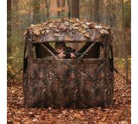 Costway Hunting Blind 270/360 Degree See Through Pop Up Hunting Tent With Sliding Window Camouflage Tent