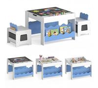 Kids Activity Table Set - Blue