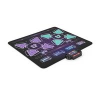 Costway Kids Dance Mat Electronic Playmat with 4 Modes & 3 LED Speeds in Black COSTWAY Black