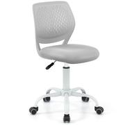 Costway Kids Desk Chair Ergonomic Adjustable Children Study Chair-Grey
