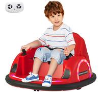 Costway Kids Electric Bumping Car - Red