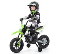 Costway Kids Electric Dirt Bike With Twist Throttle Grip-Green