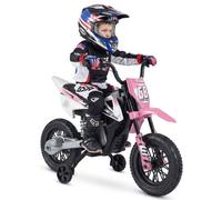 Costway Kids Electric Dirt Bike With Twist Throttle Grip-Pink