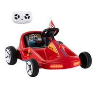 Costway Kids Electric Go Kart 12V Ride On Car With Remote & 3 Speeds-Red