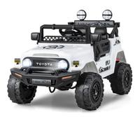 Costway Kids Electric Ride On Off Road Truck - White