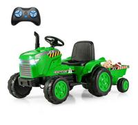 Costway Kids Electric Toy Car Ride On Tractor - Green