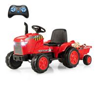 Costway Kids Electric Toy Car Ride On Tractor - Red