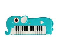 COSTWAY Kids Piano Keyboard, 25 Key Portable Digital Piano with Built-in Music & Light, Electronic Musical Instrument Toy for 3+ Years Old Boys Girls (Elephant)