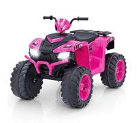 Costway Kids Ride On Atv Electric Ride On Toy Car - Pink