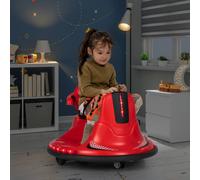Costway Kids Ride-On Bumper Car Electric 360° Swivel Car 6V Remote in Red COSTWAY Red