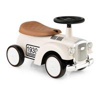 Costway Kids Ride On Car Toddlers Retro Push Car Foot To Floor Riding Toy w/ Storage in White COSTWAY White