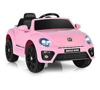 Costway Kids Ride On Car Volkswage Toy Vehicle - Pink