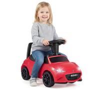 Costway Kids Ride On Push Car Foot-To-Floor Sliding Toy With Under-Seat Storage Sit & Scoot Car-Red