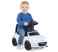 Costway Kids Ride On Push Car Foot-To-Floor Sliding Toy With Under-Seat Storage Sit & Scoot Car-White