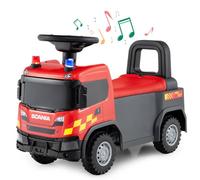 Costway Kids Ride On Push Car Licensed Scania Fire Truck Toy With Steering Wheel