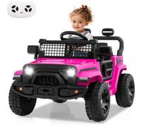 Costway Kids Ride On Truck Car With Remote Control - Pink