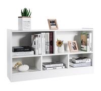 Costway Kids Storage Shelf Unit 5-Cubby Wooden Children Bookcase Toy Storage Organizer