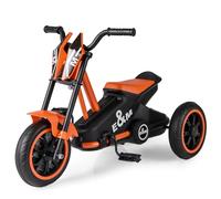COSTWAY Kids Tricycle, Toddler Trike with Steering Handlebars & Anti-Skid Foot Pedals, 3 Wheels Balance Bike for 3+ Years Old (Orange)