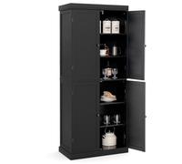 Costway Kitchen Buffet Sideboard Freestanding Pantry Cabinet Storage Cupboard W/ 4 Doors