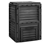 Costway Large Outdoor Compost Bin 300L for Kitchen Waste & Garden Scraps in Black COSTWAY Black