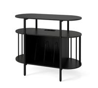 Costway Large Record Player Stand Turntable Stand Led Lights