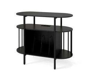 Costway Large Record Player Stand Turntable Stand Led Lights