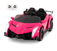 Costway Licensed 12V 4Wd Kids Electric Ride Car