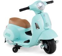 Costway Licensed Vespa Kids Ride On Motorcycle - Green