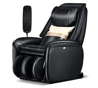 COSTWAY Massage Chair for Home, Electric Massagers Zero Gravity 3D SL Track Full Body Massage Recliner with Back Heater, Automatic Shoulder Detection, Airbag and Pillow, Relax Shiatsu Massager (Black)