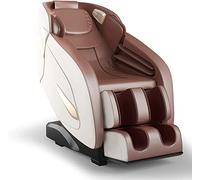 COSTWAY Massage Chair for Home, Electric Massagers Zero Gravity 3D SL Track Full Body Massage Recliner with Airbags, Bluetooth, Yoga Stretching and Heating System, Relax Shiatsu Back Massager