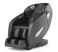 COSTWAY Massage Chair for Home, Electric Massagers Zero Gravity 3D SL Track Full Body Massage Recliner with Airbags, Bluetooth, Yoga Stretching and Heating System, Relax Shiatsu Back Massager (Black)
