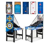 COSTWAY Multi Game Table, Table Top Games with Air Hockey, Billiards, Table Tennis, Basketball, Multi-Sport Game Table Set for Kids, Adults, Family Fun (10 in 1)