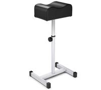 Costway Pedicure Manicure Footrest Adjustable Seat Height Nail Foot Stand with Soft Cushion in Black COSTWAY Black